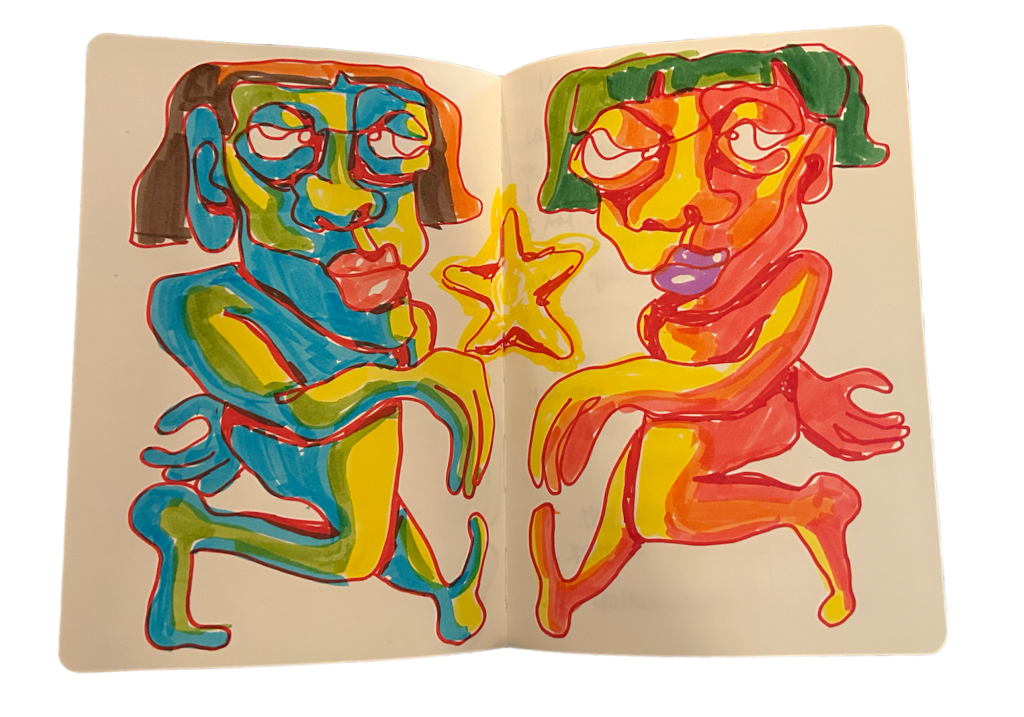 WRITING IN RED&nbsp;INK